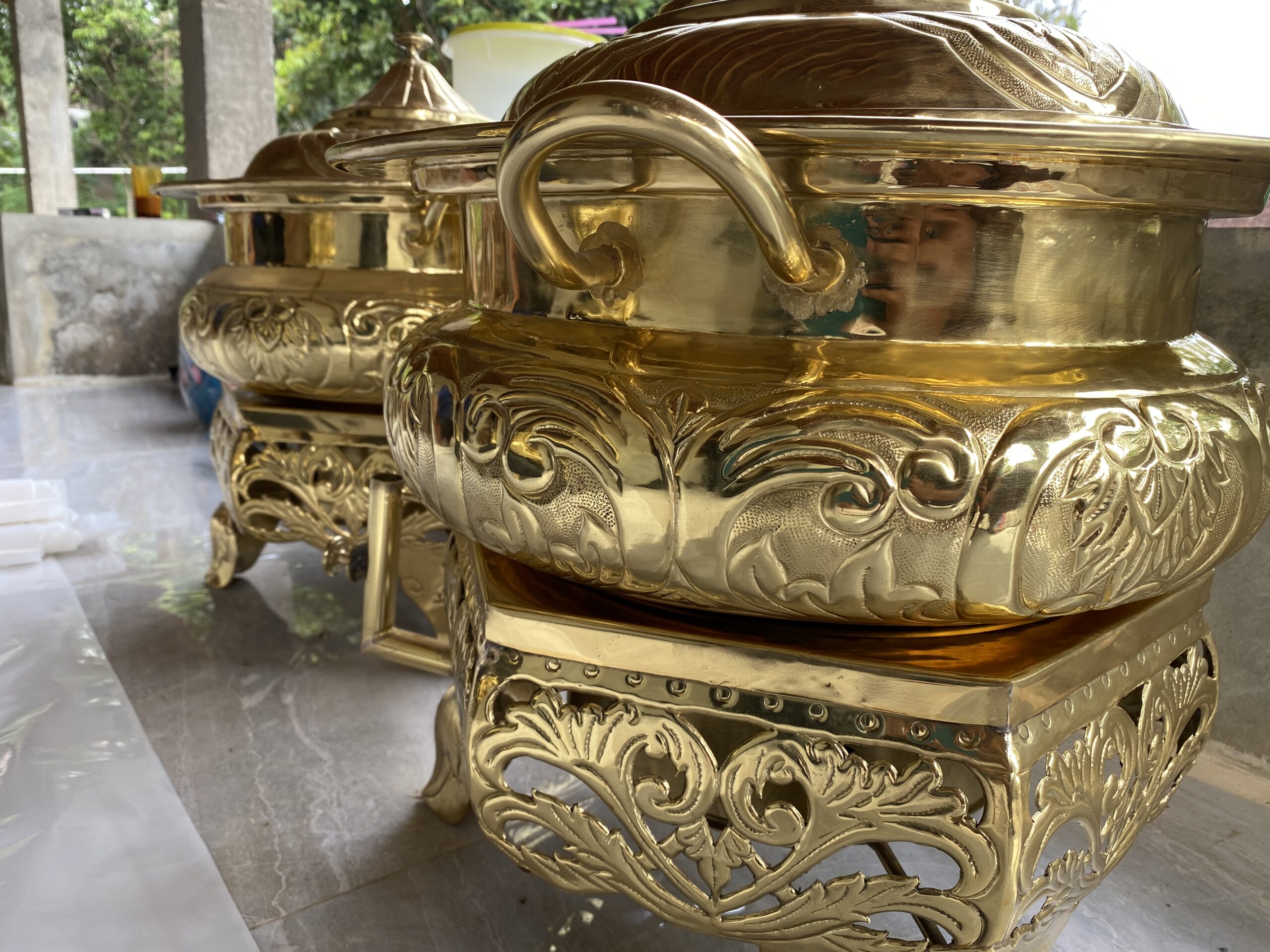 chaffingdish roemah tembaga