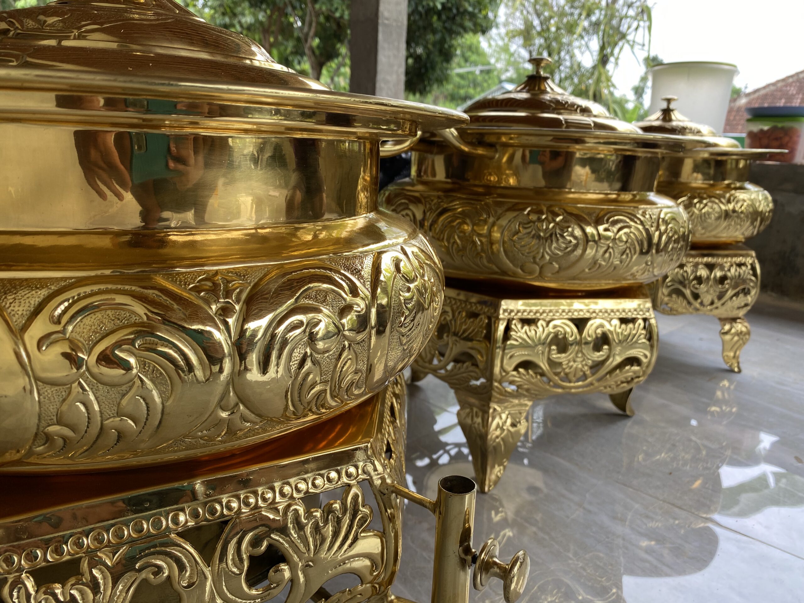 chaffingdish roemah tembaga