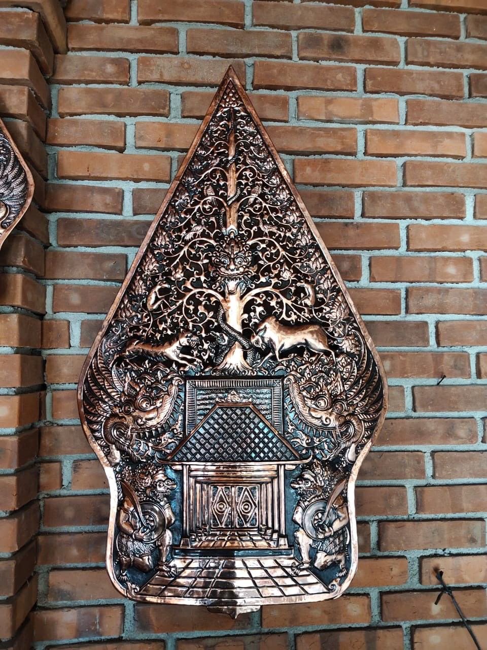 wall decor tembaga