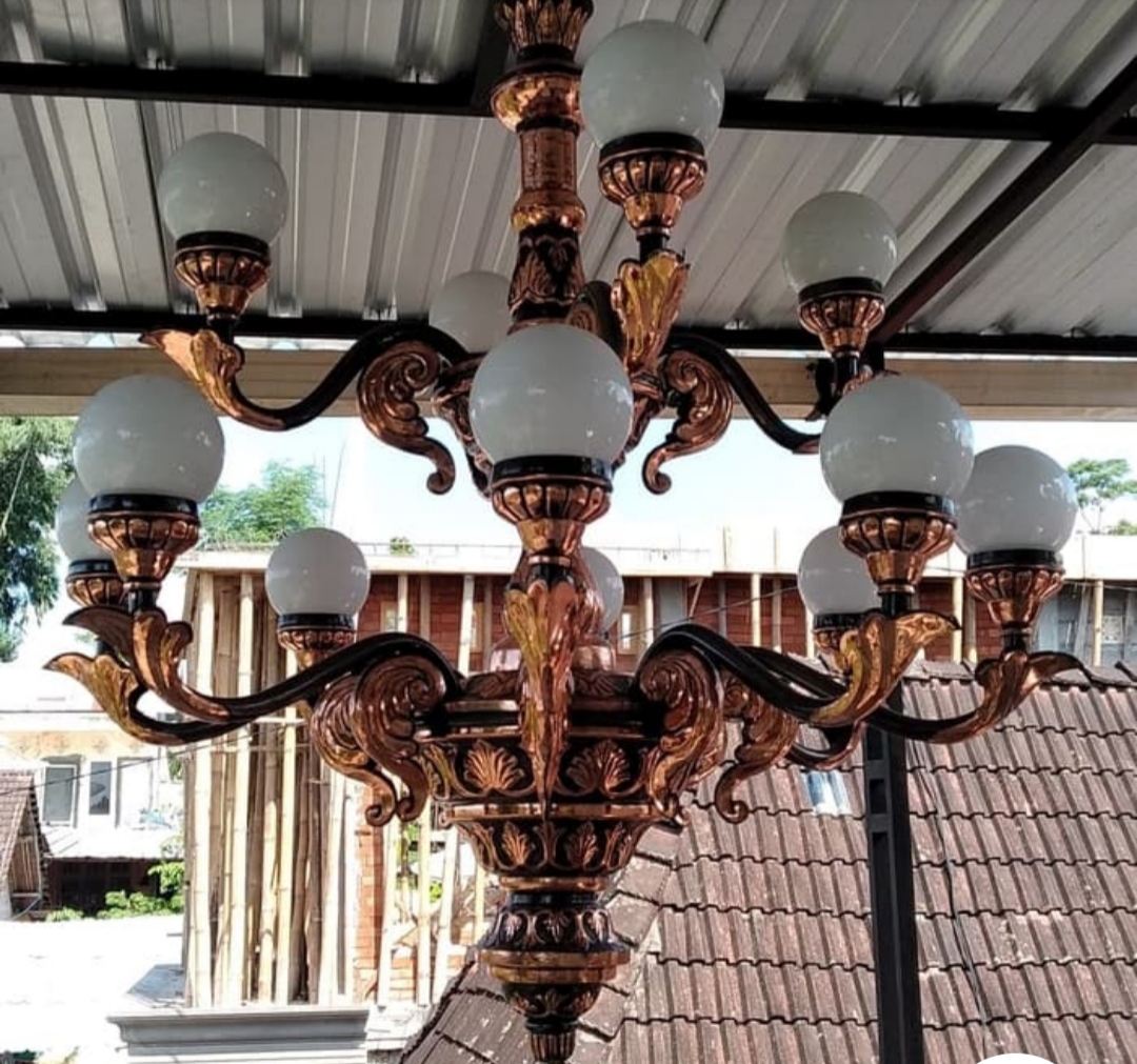 lampu gantung roemah tembaga