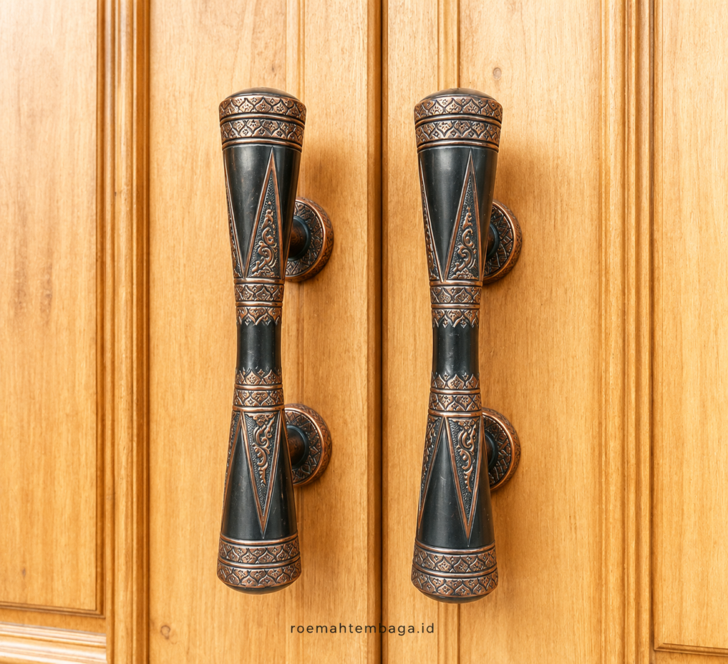 harga handle pintu tembaga roemahtembaga.id